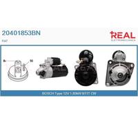 20401853BN REAL Motorino d'avviamento per FIAT