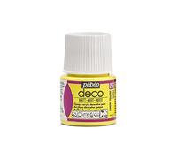 204056 Pebeo Deco Matt Acrilico 1 Bottiglia Lemon Yellow 45ml