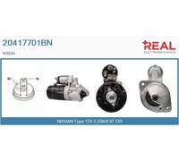 20417701BN REAL Motorino d'avviamento per NISSAN