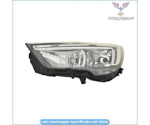 20419L70 Faro Proiettore A Led Sx Sinistro per Opel CROSSLAND X 2017/06