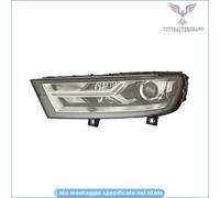 FARO FANALE PROIETTORE SX XENON D5S+H7 PER AUDI Q7 2015 LUCE DIURNA LED C/MOTORE