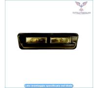 RICAM C01637 FANALE TARGA NERO PER 126/126 BIS DAL 1972/01 AL 1982/12