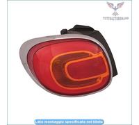 FARO - FANALE POSTERIORE SINISTRO CORNICE CROMATA - SX - FIAT 500L 7 POSTI 12->