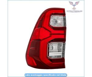 20421MHS Faro Gruppo Ottico Posteriore Sx Sinistro Con Retronebbia per Toyota H