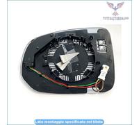 Piastra Specchio Retrovisore Termica per Volvo Xc60 Dal 2017 Blis Destro