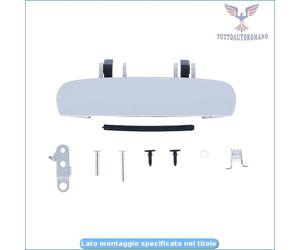 20421N08 Maniglia Apriporta Esterna Posteriore Sx Sinistro per Audi A3 2000/09>2