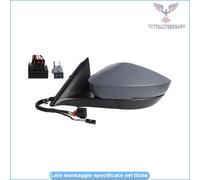 20421PPS Specchio Retrovisore Dx Destro 13+2 Pin per Skoda OCTAVIA 2020/07>