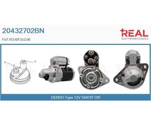 20432702BN REAL Motorino d'avviamento per FIAT,ROVER,SUZUKI