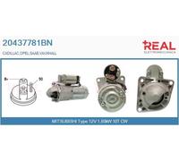 20437781BN REAL Motorino d'avviamento per CADILLAC,OPEL,SAAB
