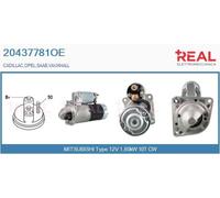 20437781OE REAL Motorino d'avviamento per CADILLAC,OPEL,SAAB