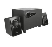 Trust Avora, 20442, Set Altoparlanti 2.1 Subwoofer, Potenza di 18W di Picco e 9W RMS, Nero