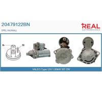 20479122BN REAL Motorino d'avviamento per OPEL