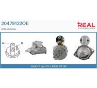 20479122OE REAL Motorino d'avviamento per OPEL