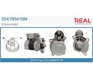 20479541BN REAL Motorino d'avviamento per CITROËN,PEUGEOT