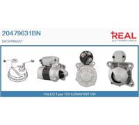 20479631BN REAL Motorino d'avviamento per DACIA,RENAULT