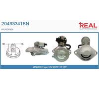 20493341BN REAL Motorino d'avviamento per HYUNDAI,KIA