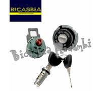20529 - KIT SERRATURE BLOCCHETTO STERZO PIAGGIO VESPA 50 2T 4T LX - ZIP SP - 4T