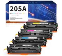 205A Toner CF530A compatibile per HP 205A CF530A CF531A CF532A CF533A per HP Color Laserjet Pro MFP M180n M181fw M181n M180nw M180fw M154a M154nw (205A Nero Ciano Magenta Giallo, 4-Pack)