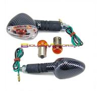 206140 COPPIA FRECCE TNT R1 CARBONIO/TRASPARENTI 21/10W
