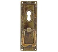 20628 Q.TA' 25 MANIGLIA ZAMA 12060 33X97 MM OTTONE ANTICATO