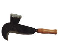 Roncola con pennato manico legno 38 cm