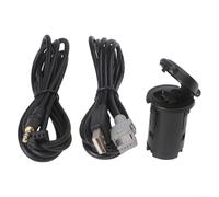 207 Per Console Centrale 308 AUX+USB Kit Adattatore Presa Compreso Cavo di Prolunga Conforme con OEM 96656713XT Layout