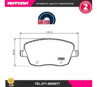 Pastiglie freno 2358101 TEXTAR per SKODA SEAT VW