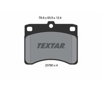2078001 Kit pastiglie freno, Freno a disco Textar