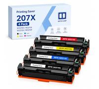 207X - Set di 4 toner con chip, compatibili con HP Color LaserJet Pro