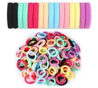 208 Pezzi Elastici per Capelli da Bambina, Elastici per Capelli | Piccoli Cerchietti Morbidi Senza Cuciture, Accessori per Capelli Resistenti e Antiscivolo per Bambine
