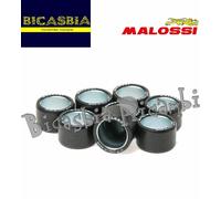 20879 - SERIE KIT 8 RULLI VARIATORE MALOSSI 25x17 GR 16 PEUGEOT 400 GEOPOLIS