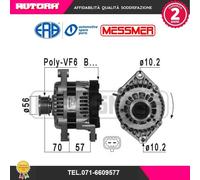 209018A Alternatore 140 ampere (MARCA ERA)..