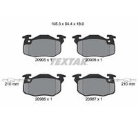 2090506 TEXTAR Kit pastiglie freno, Freno a disco per ,CITROËN,CITROËN (DF-PSA),