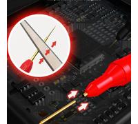 20A Elettrico Test Sonde Retraibile Molla Punta Flessibile Leads per Laboratorio