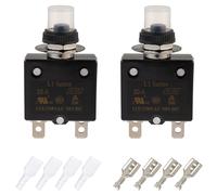 20A Interruttore Automatico a Pulsante Di Ripristino Manuale 125/250V AC 50V DC