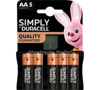 20CF PILA STILO AA SIMPLY DURACELL ALCALINA VOLT 1,5 CF=PZ 5: