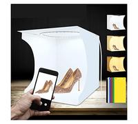 20cm/30cm LED Ring Light Box Lightbox Photo Studio Box Fotografia Light Studio Shooting Tent Box Kit e 6 fondali a colori(20cm)