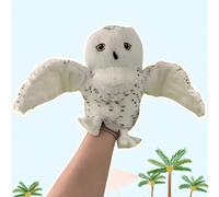 20cm/7,8 pollici Giocattoli di peluche a forma di gufo, pupazzi da dito per raccontare storie, bambole kawaii, giocattoli educativi per bambini, gufo simulato, regali creativi per bambini, decorazione