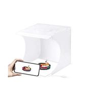 20cm Mini Studio Light Box LED Studio Panel Photo Shooting Tent 6 Sfondi Shadowless Lightbox Kit Fotografia Soft Box Per la fotografia in studio(Ring LED Box n Lamp)