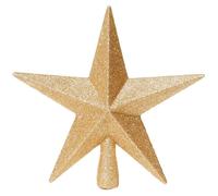 20cm Oro Rosa Albero di Natale Top Scintillante Stella - PREMIER
