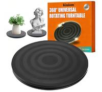 20CM Piattaforma Roteante,Base Rotante per Giradischi,Supporto Girevole di 360°,Giradischi con Cuscinetti Sfera in Acciaio,Piatto Girevole per TV Monitor Artigianato Piante Bonsai (20cm)