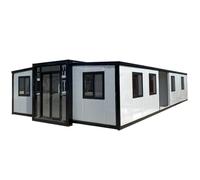 20ft 40ft Camera di espansione dell'ala doppia casa mobile 40ft case minuscole case prefabbricate espandibili facile monta pronto a vivere