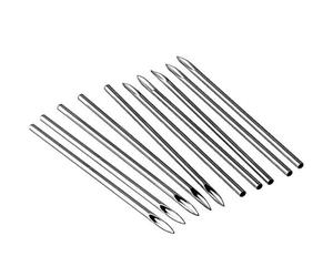 20G 10 PCS Body Piercing Needles, Body Ear Navel Nose Lip Nipple Piercing Needles, Ear Nose Piercing Needles, Tattoo Body Piercing Needles Tool