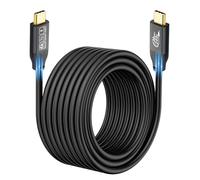 20Gbps USB C 3.2 Gen 2 Cavo, Tipo C 4K@60Hz UHD Video 5A/240W PD3.1 Fast Charge Compatibile con Thunderbolt 3/4 for iPhone 15Pro MacBook Samsung Galaxy Pixel Dell Monitor (20Gbps 240W 5M)