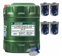 20L FANFARO Ff TO-4 Powertrain Oil SAE 30 olio motore Olio Motore Incl. Additivo