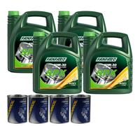 20L FANFARO SPX 10W-30 Olio Motore API SN ACEA A3/B3 Incl. Motor Flush