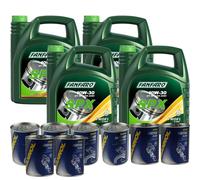 20L FANFARO SPX 10W-30 Olio Motore API SN ACEA A3/B3 Motor Flush Doctor
