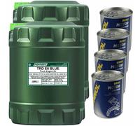 20L FANFARO Trd E6 Uhpd 10W-40 Api CJ-4 olio motore Sintetico Incl. Motor Doctor