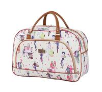 20L Lady Women PU Borsa Da Viaggio per Il Viaggio Notturno Durante Il Fine
