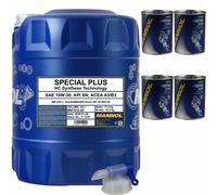 20L MANNOL 7512 Special Plus 10W-30 Premium olio motore Api Sn Acea A3/B3